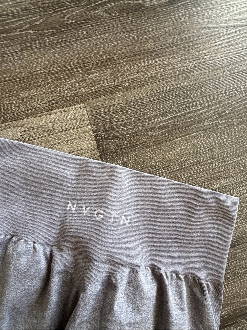NVGTN Gray Lounge Skirt with Elastic Waistband